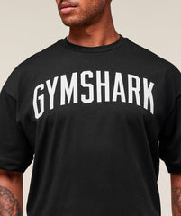 Worn Graphic T-Shirt Black