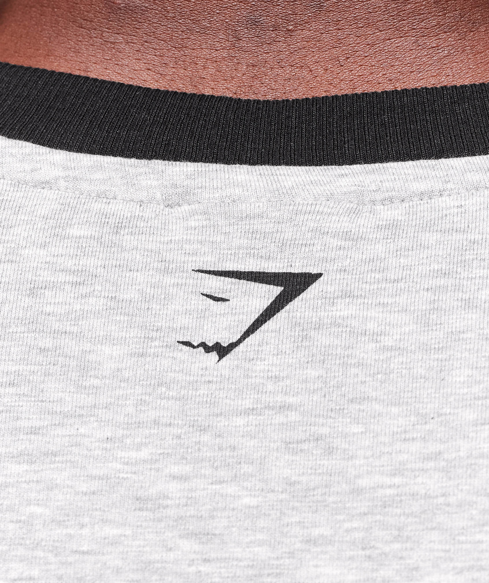 XXL Strength Dept Ringer T-Shirt Light Grey Core Marl