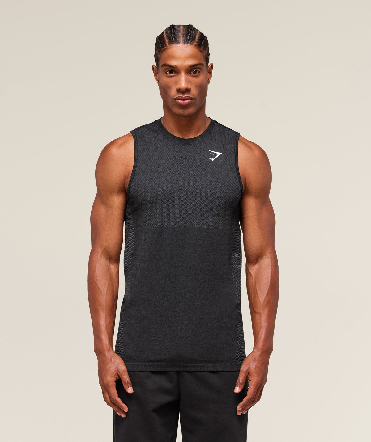 Vital Tank Black/Silhouette Grey