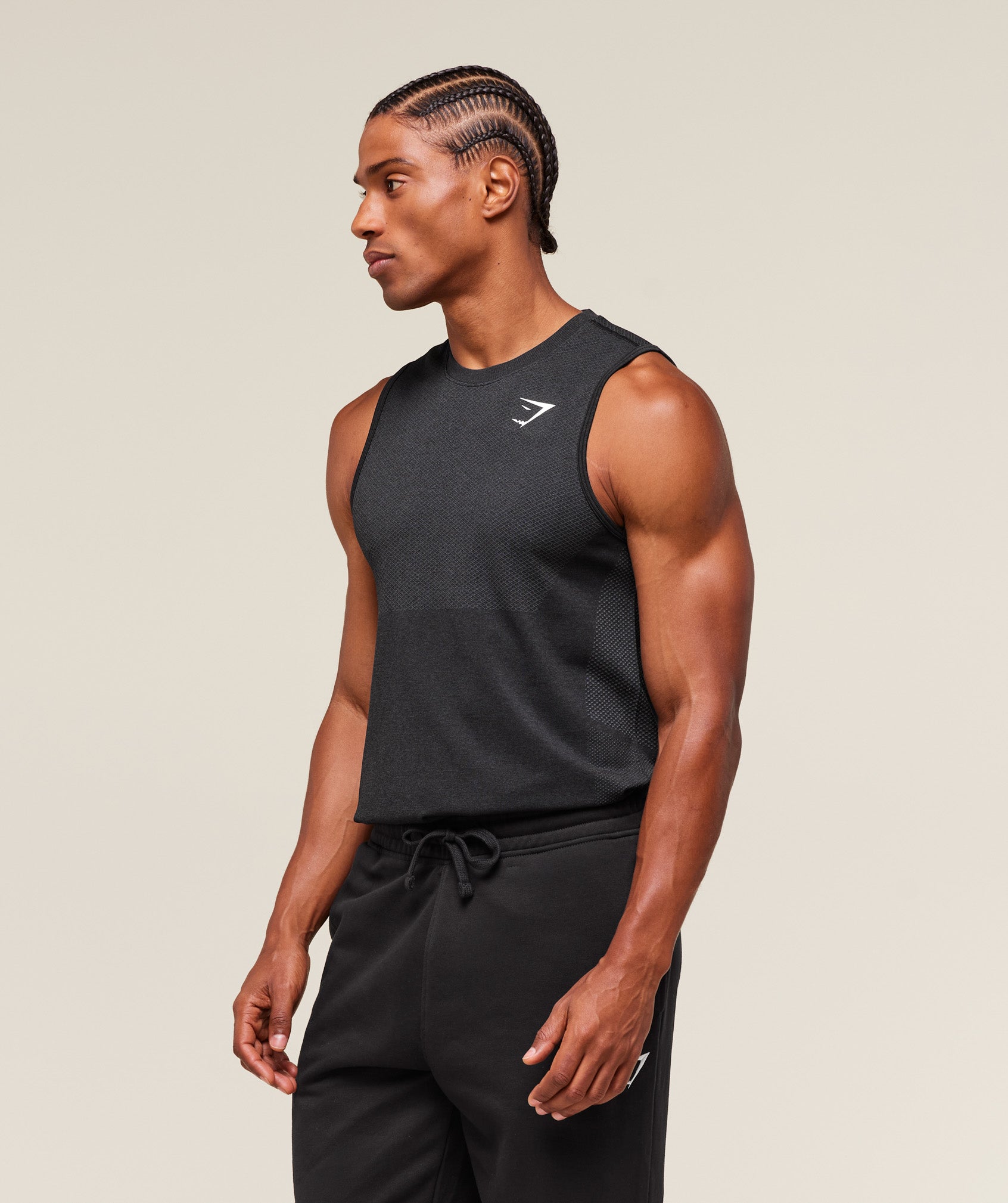Vital Tank Black/Silhouette Grey