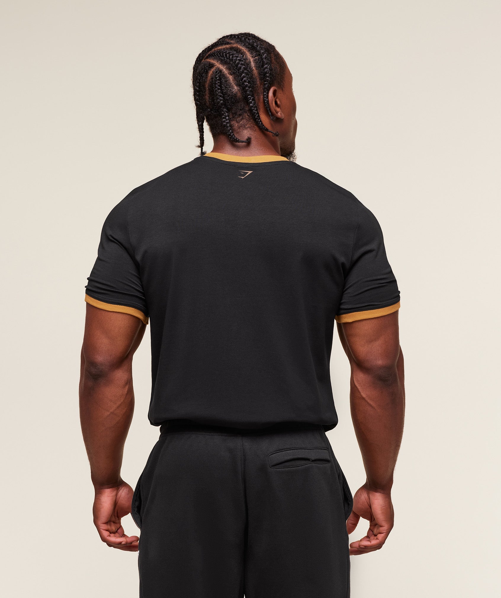 XXL Strength Dept Ringer T-Shirt Black