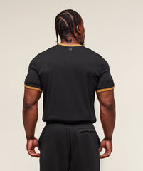 XXL Strength Dept Ringer T-Shirt Black