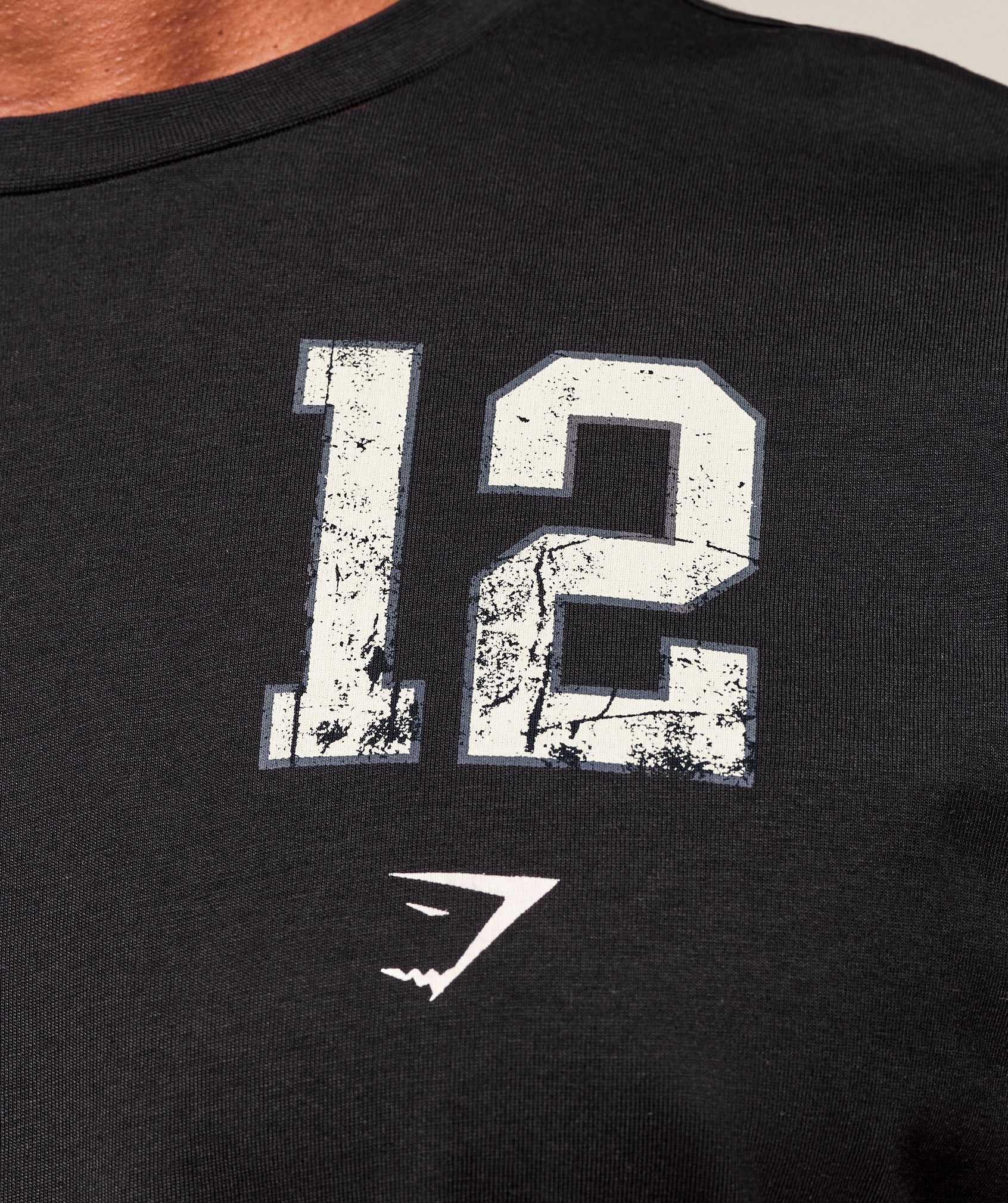 Collegiate Graphic T-shirt Black