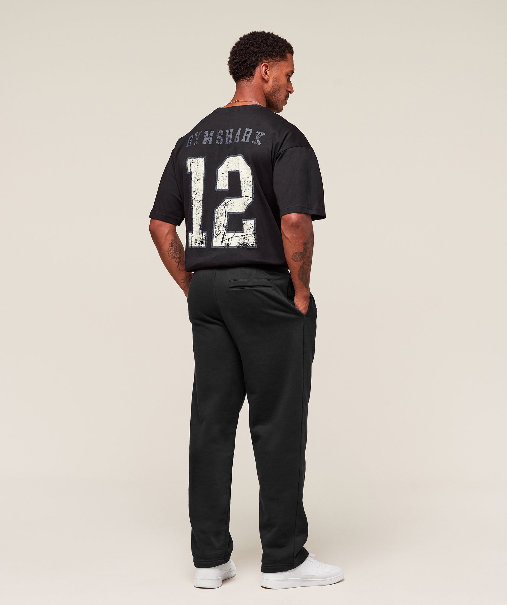 Collegiate Graphic T-shirt Black