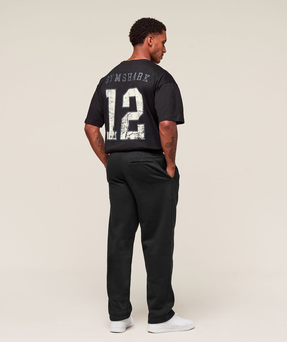Collegiate Graphic T-shirt Black