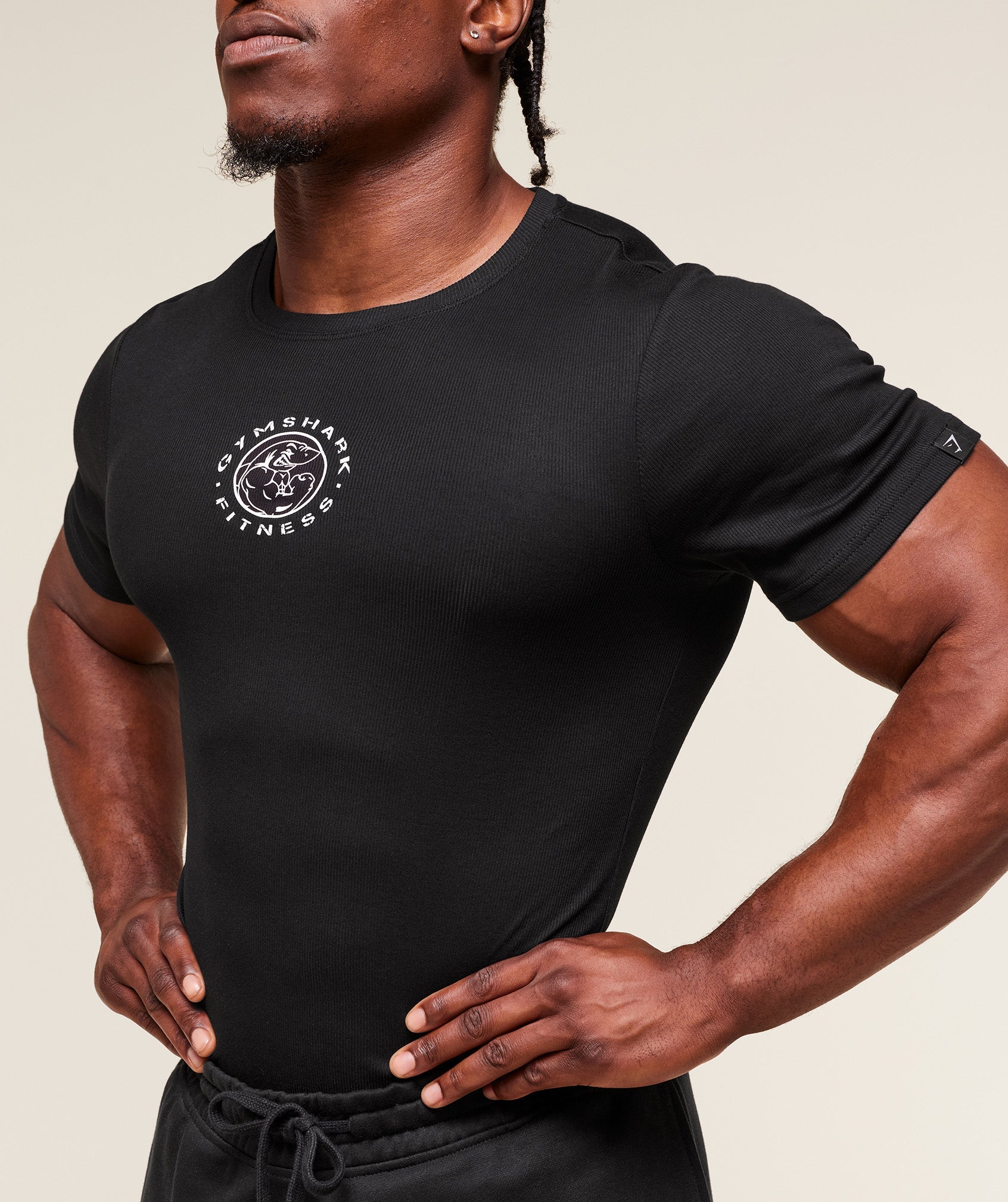 Legacy Ribbed T-Shirt Black