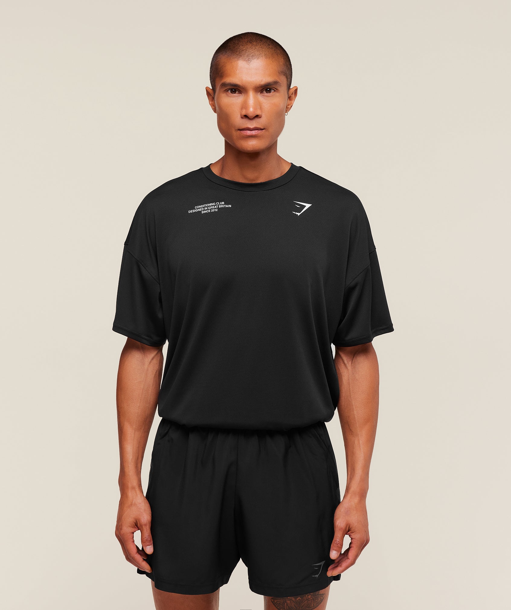 Conditioning Club Oversized T-Shirt Black