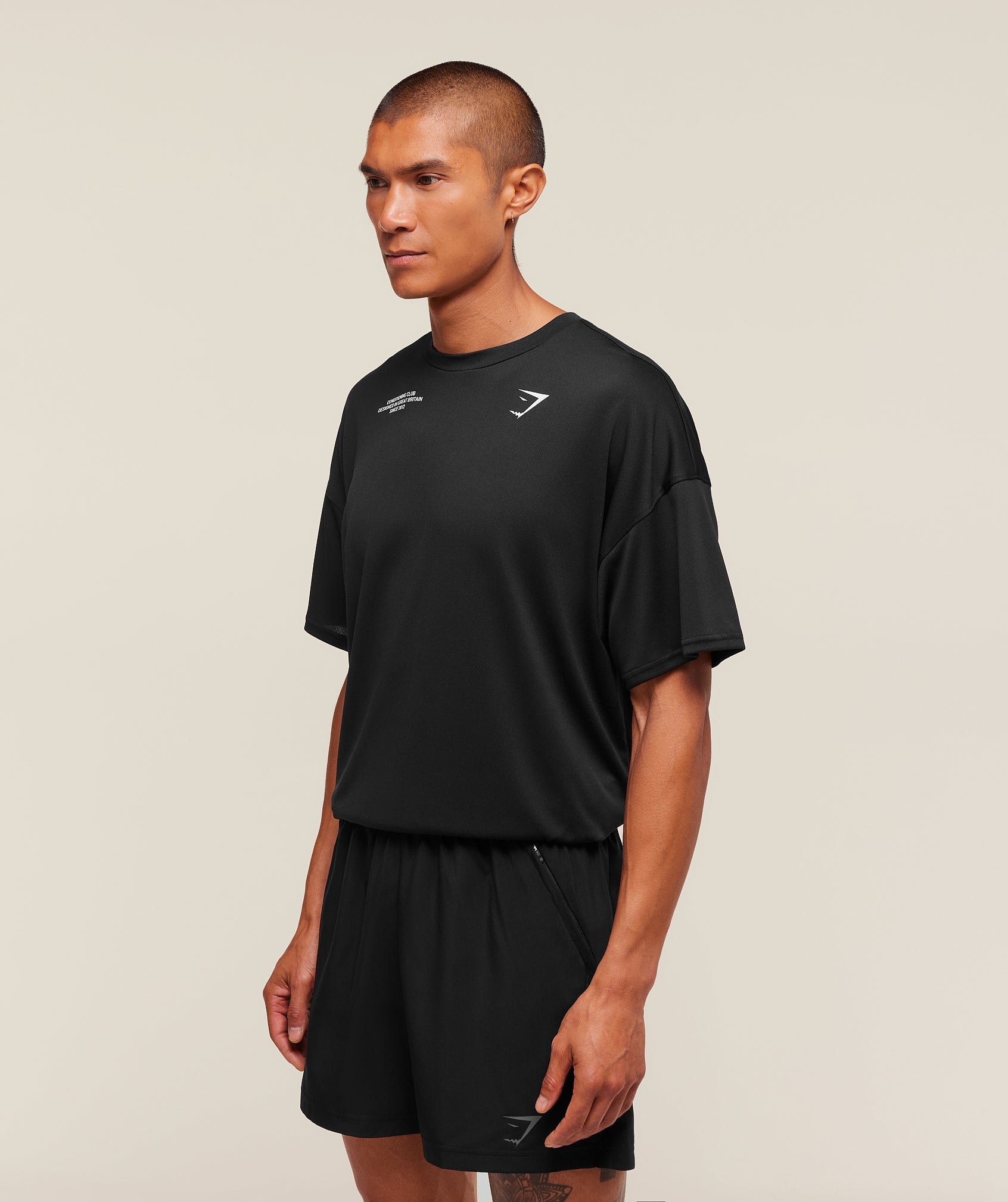 Conditioning Club Oversized T-Shirt Black