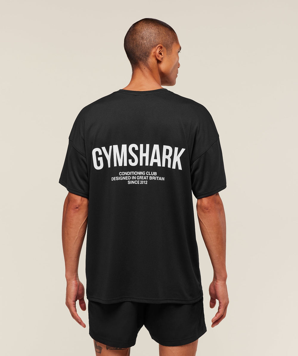 Conditioning Club Oversized T-Shirt Black