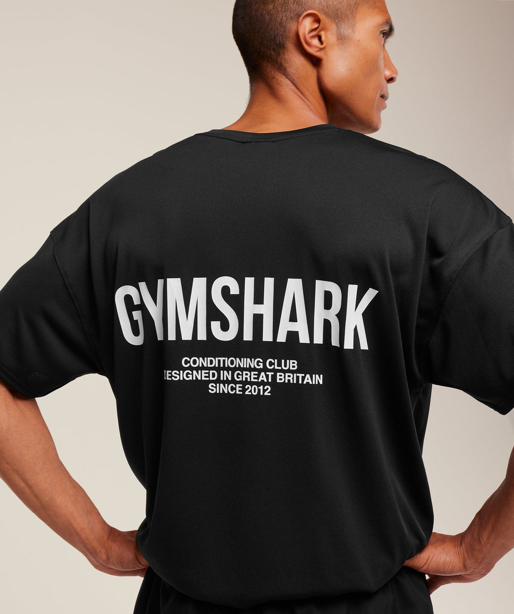 Conditioning Club Oversized T-Shirt Black