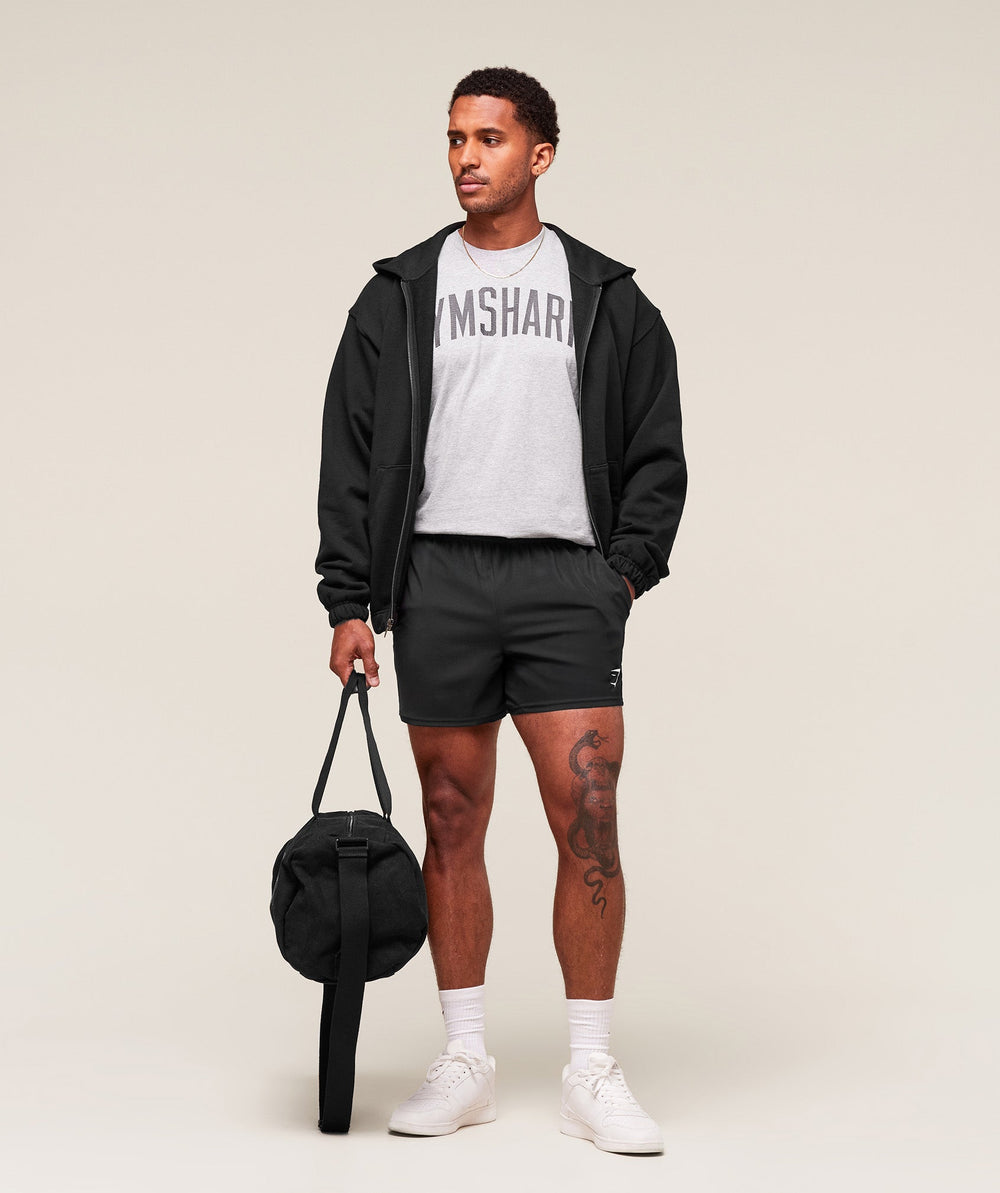 Worn Graphic T-Shirt Light Grey Core Marl