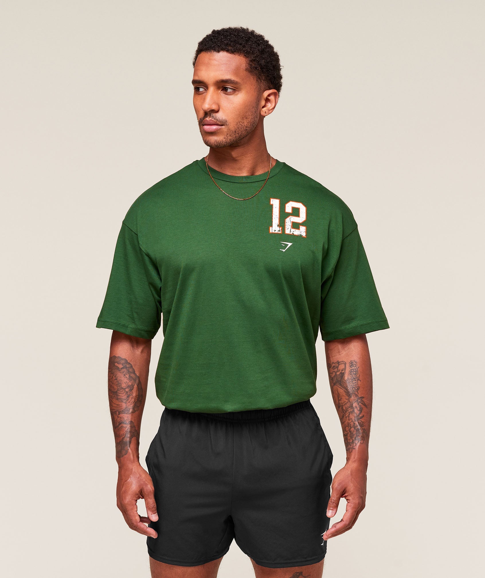 Collegiate Graphic T-shirt Athletic Green