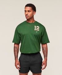 Collegiate Graphic T-shirt Athletic Green