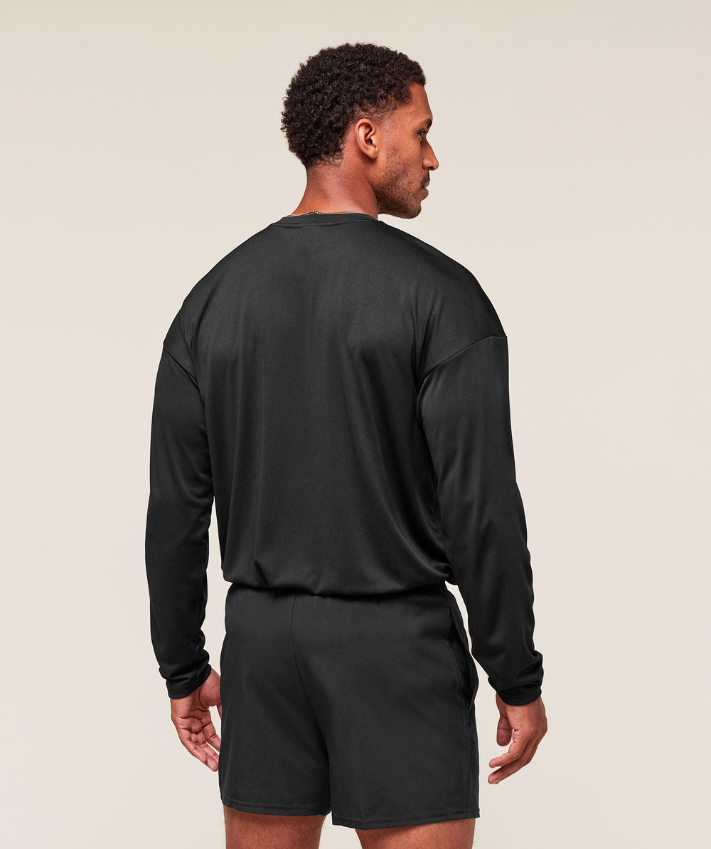 Arrival Oversized Long Sleeve T-Shirt Black