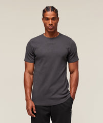 Premium Washed Ribbed T-Shirt Onyx Grey