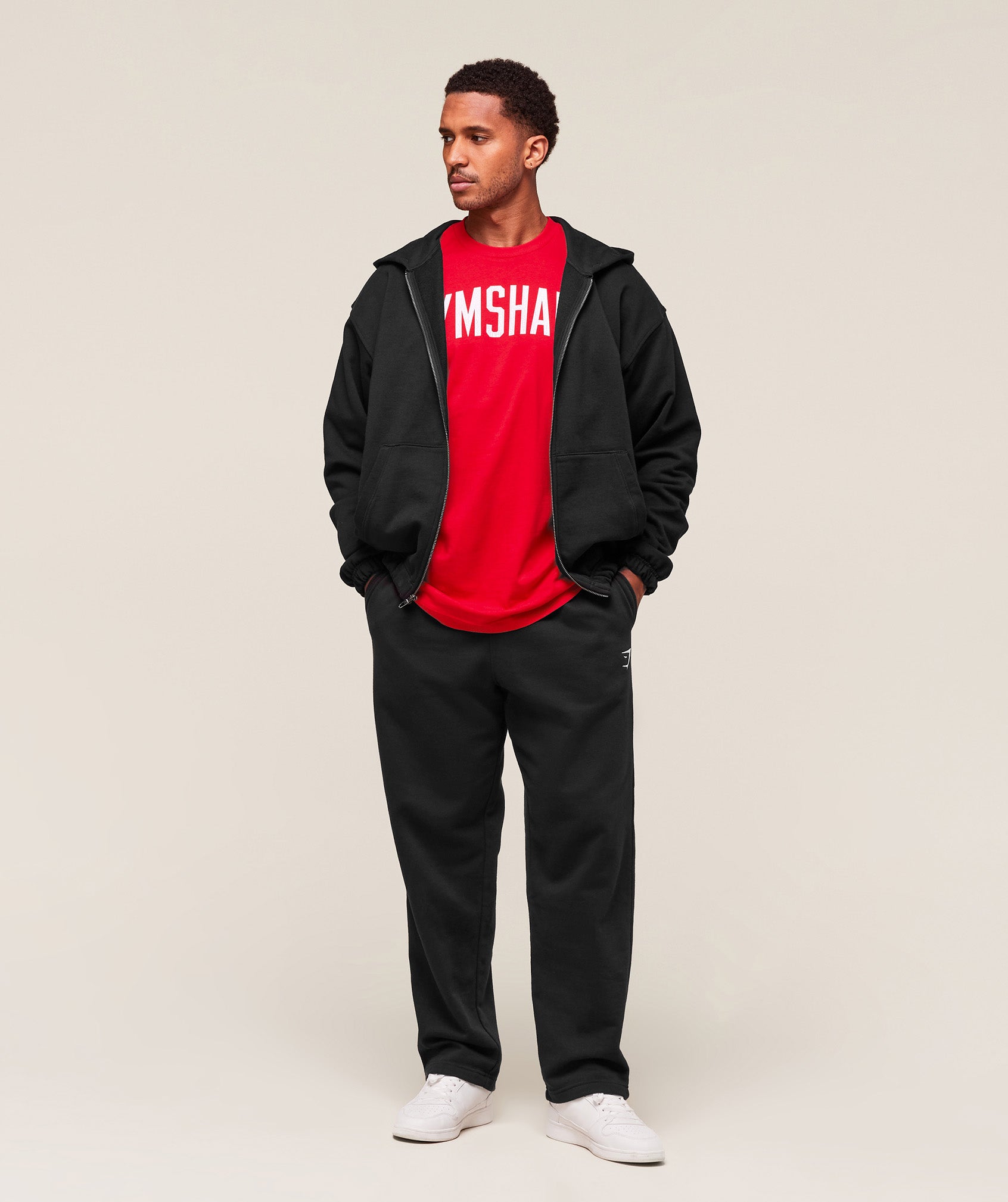 Worn Graphic T-Shirt Athletic Red
