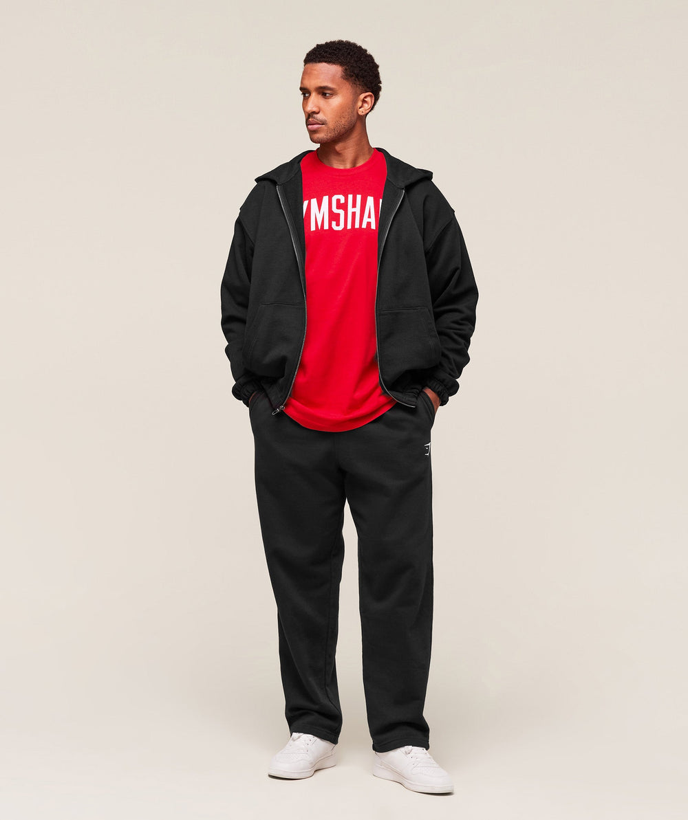 Worn Graphic T-Shirt Athletic Red