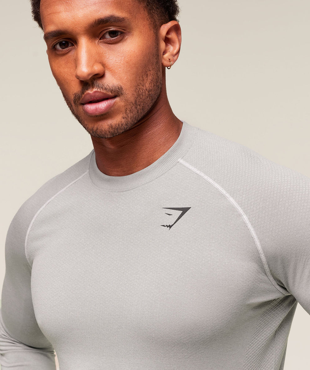 Vital Long Sleeve T-Shirt Light Grey/Smokey Grey