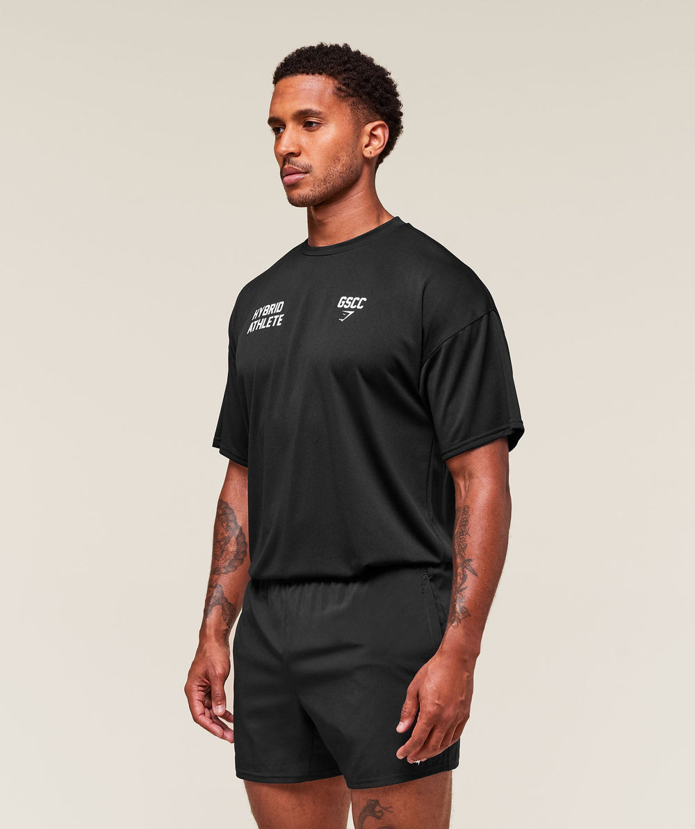 Hybrid Athlete T-Shirt Black