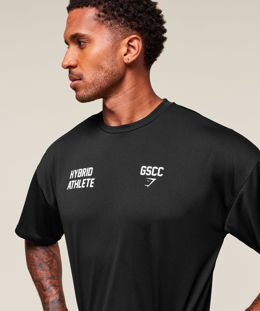 Hybrid Athlete T-Shirt Black