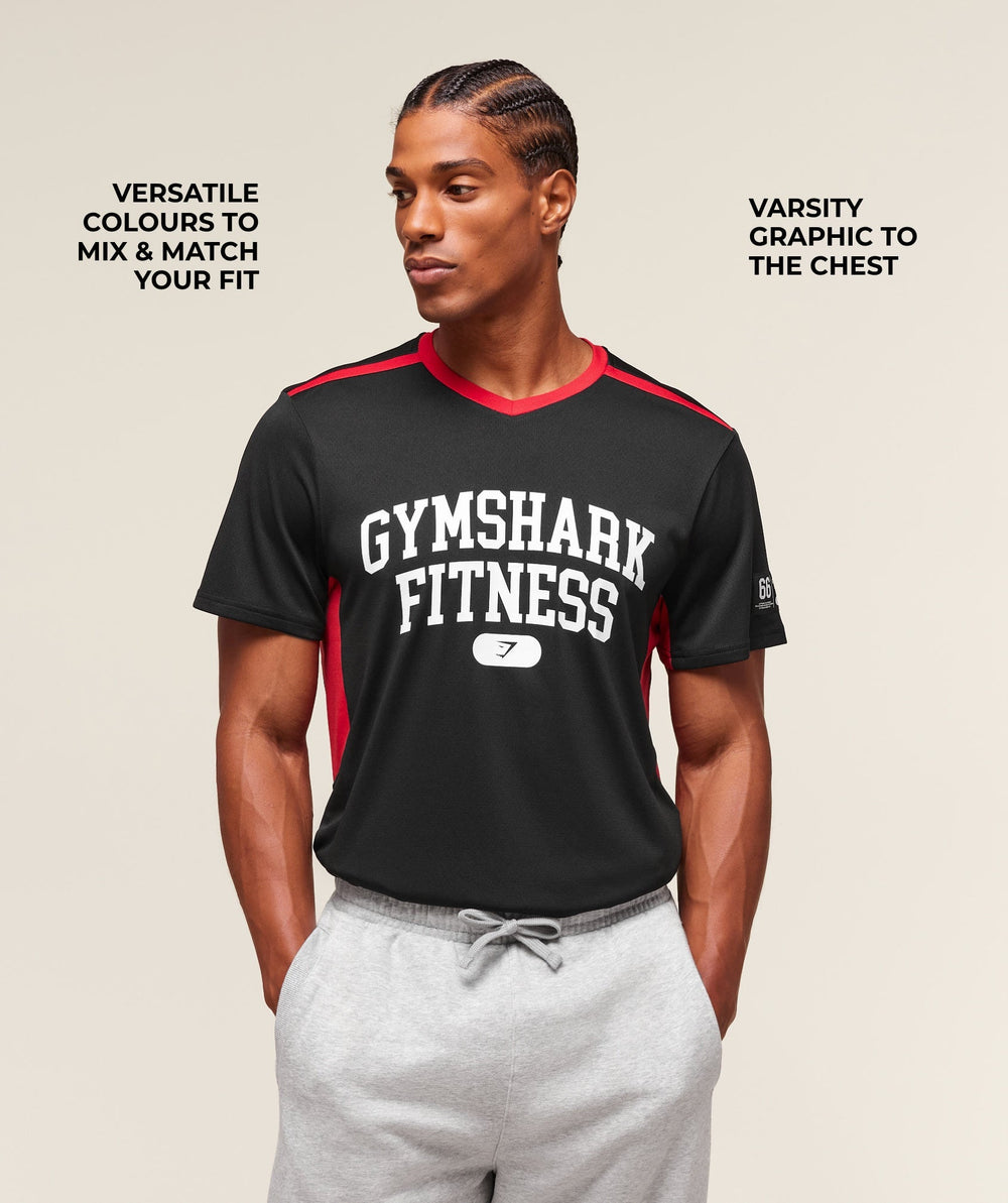 Varsity Tech T-Shirt Black