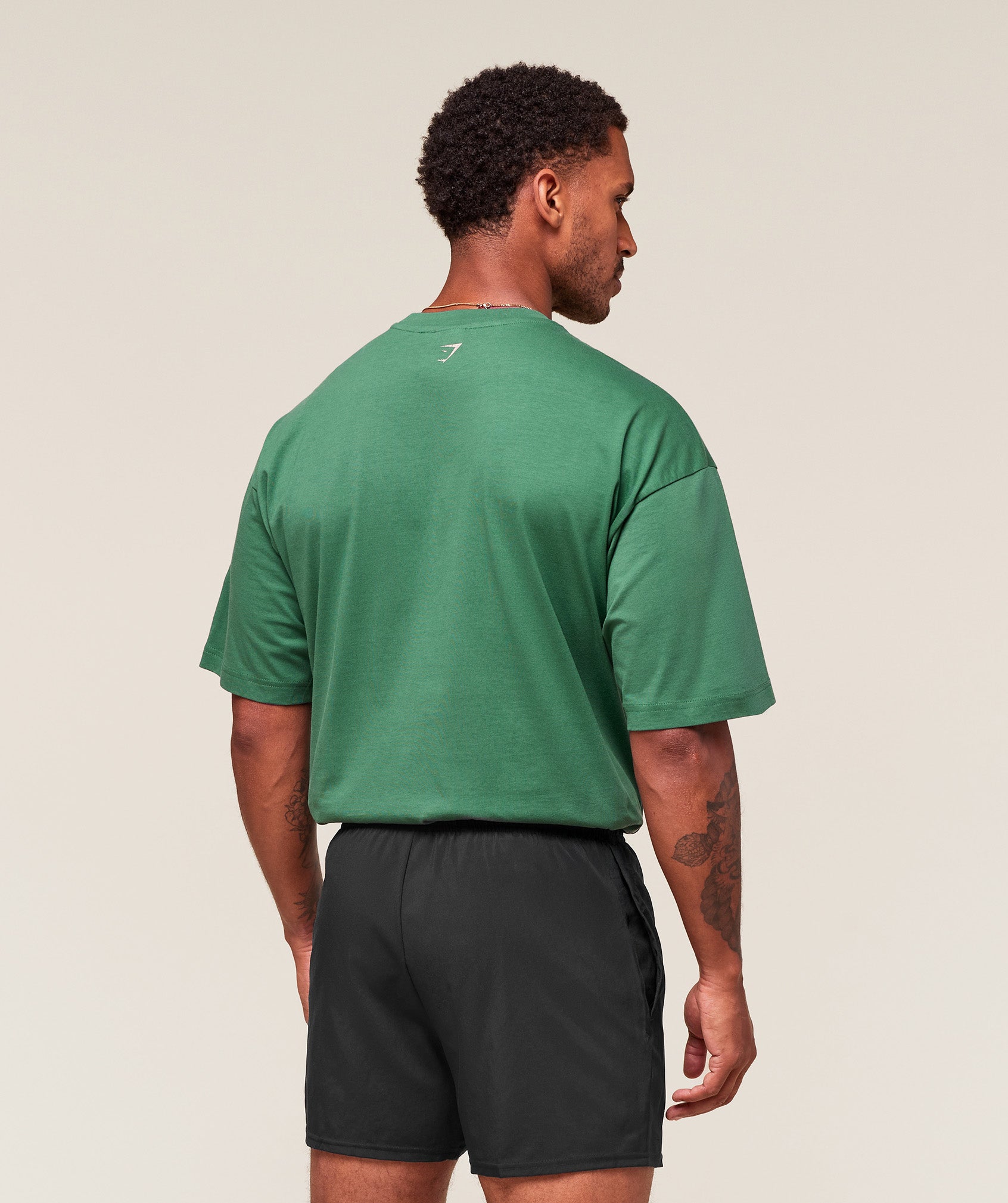 Worn Graphic T-Shirt Lift Green