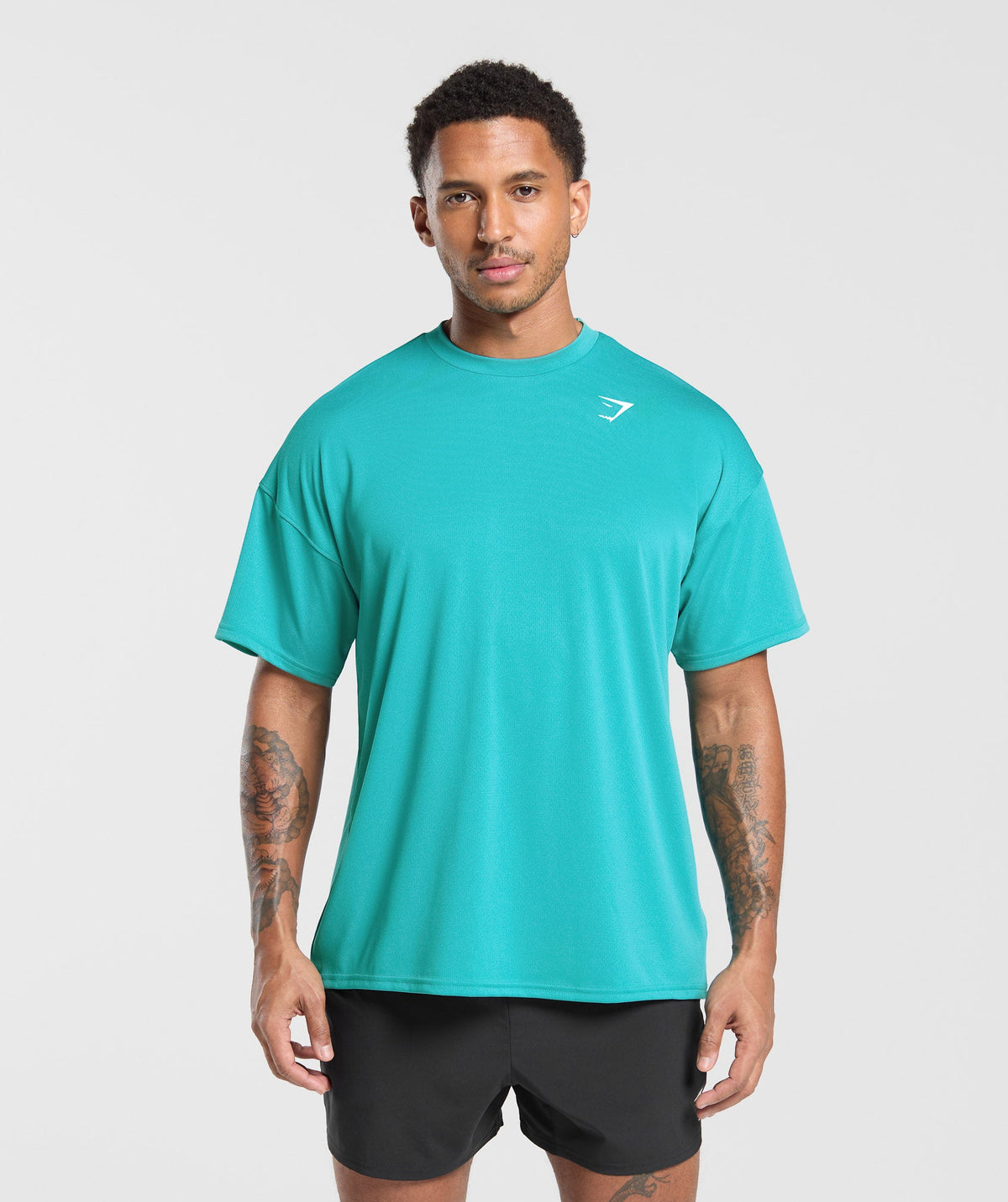 Oversized Performance T-Shirt Jewel Teal