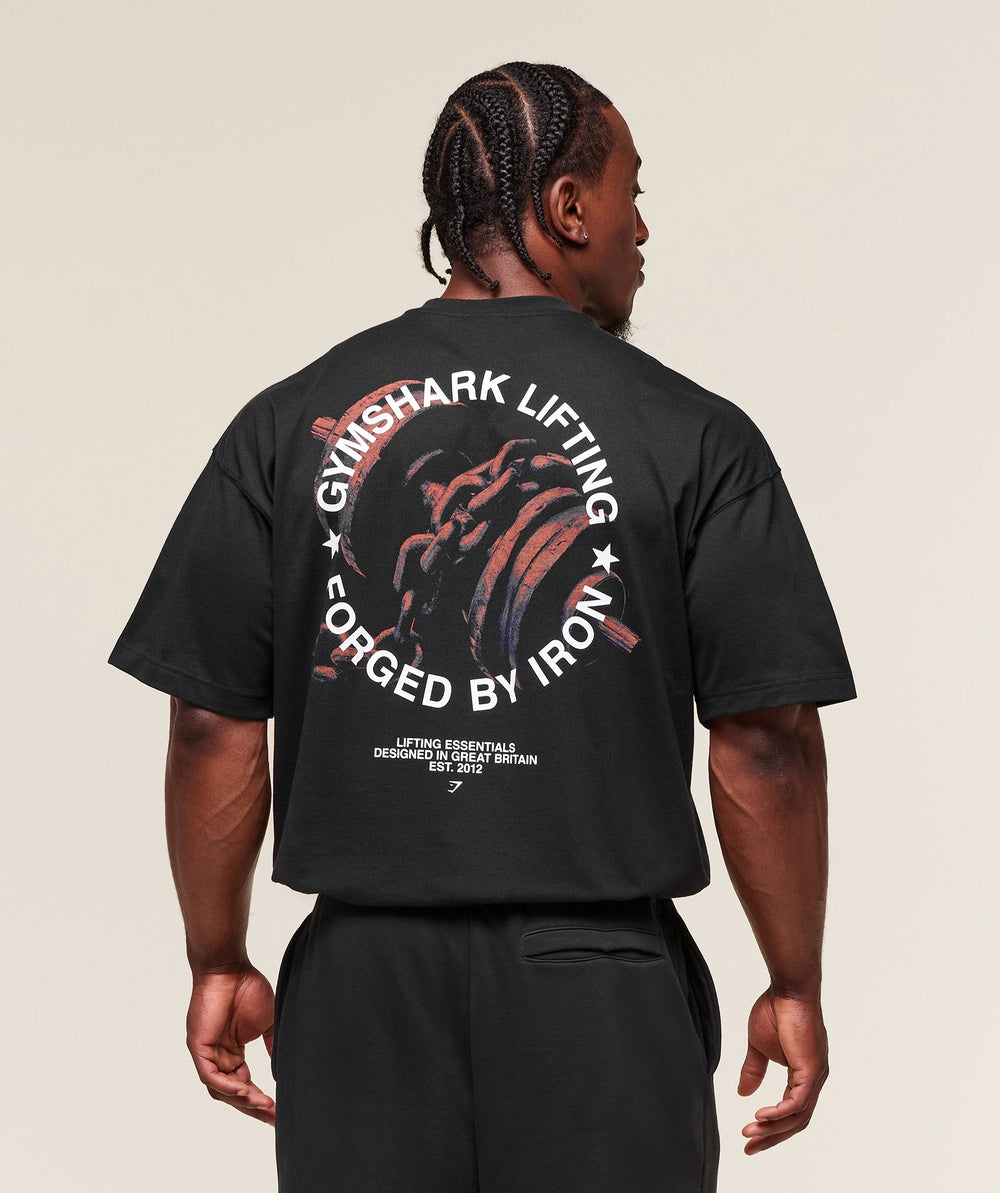 Forged By Iron T-Shirt Black