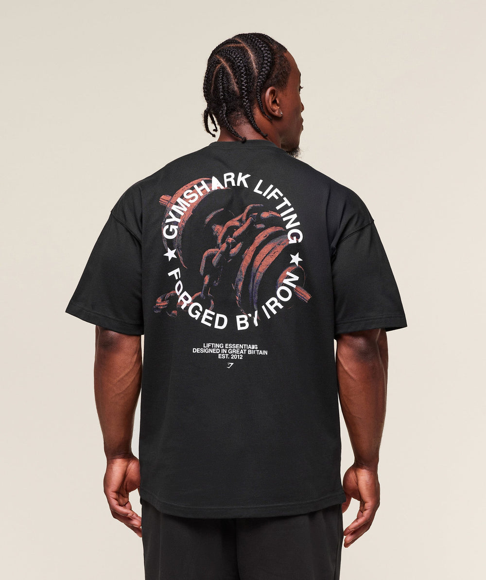 Forged By Iron T-Shirt Black