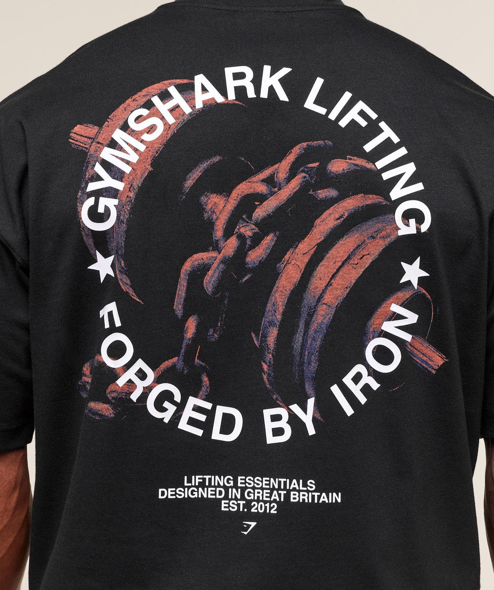 Forged By Iron T-Shirt Black