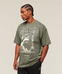 Carlos Belcast x Rest Day Essential T-Shirt Base Green
