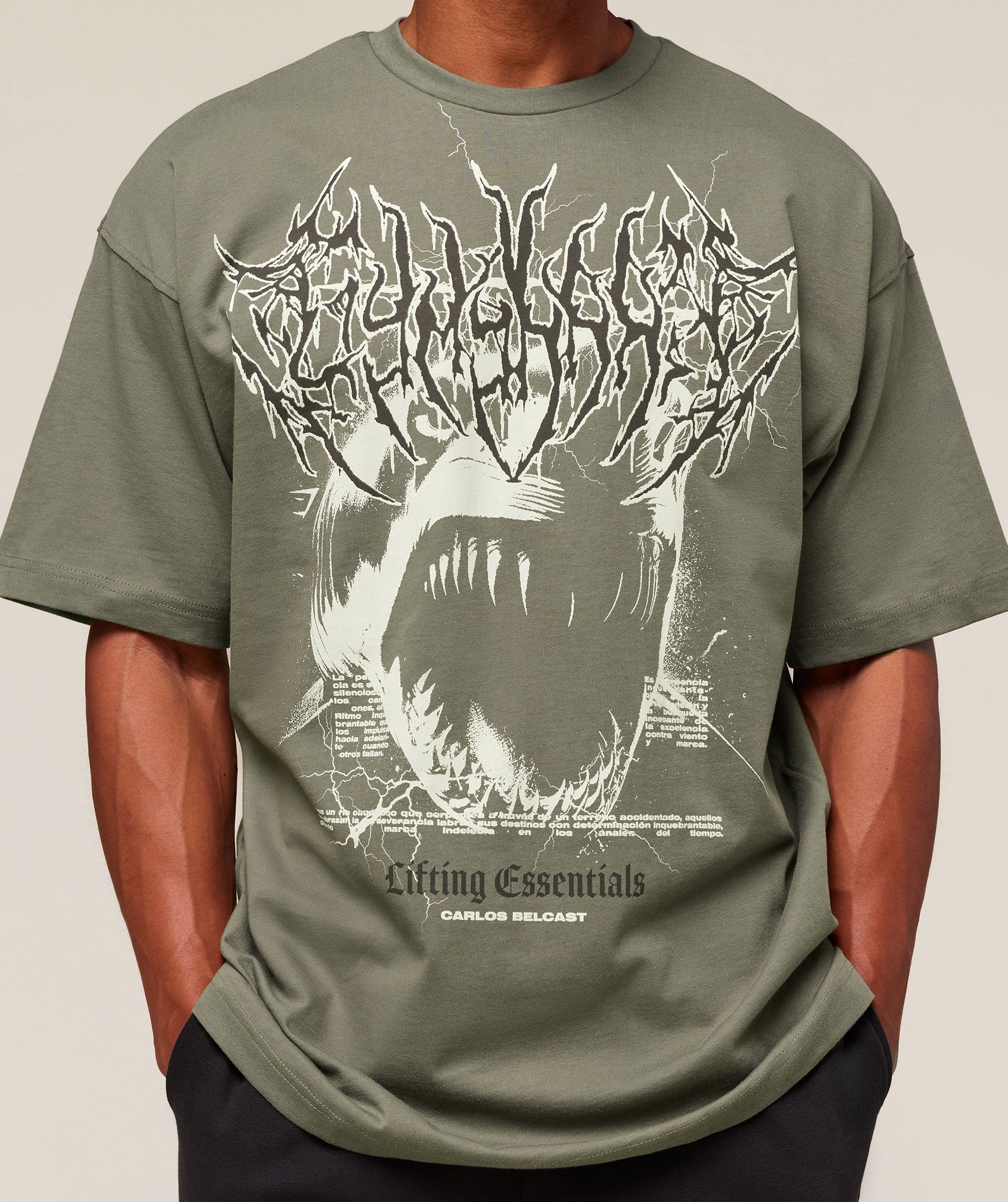 Carlos Belcast x Rest Day Essential T-Shirt Base Green