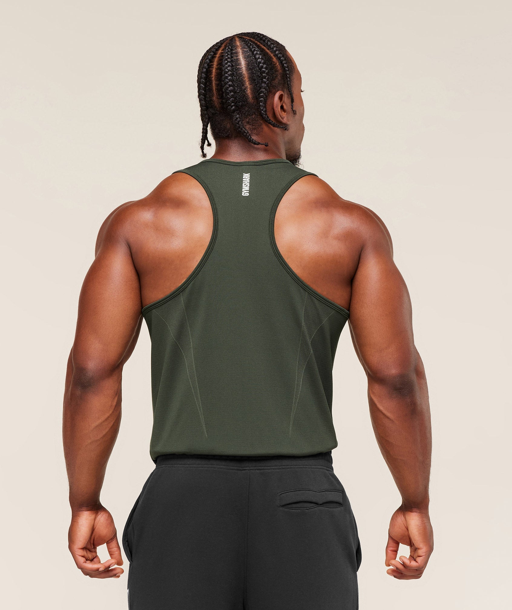 Shadow Seamless Stringer Trail Green