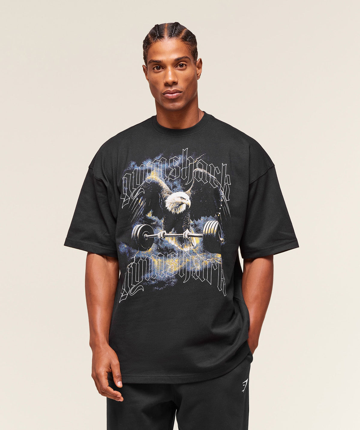Eagle Graphic T-Shirt Black