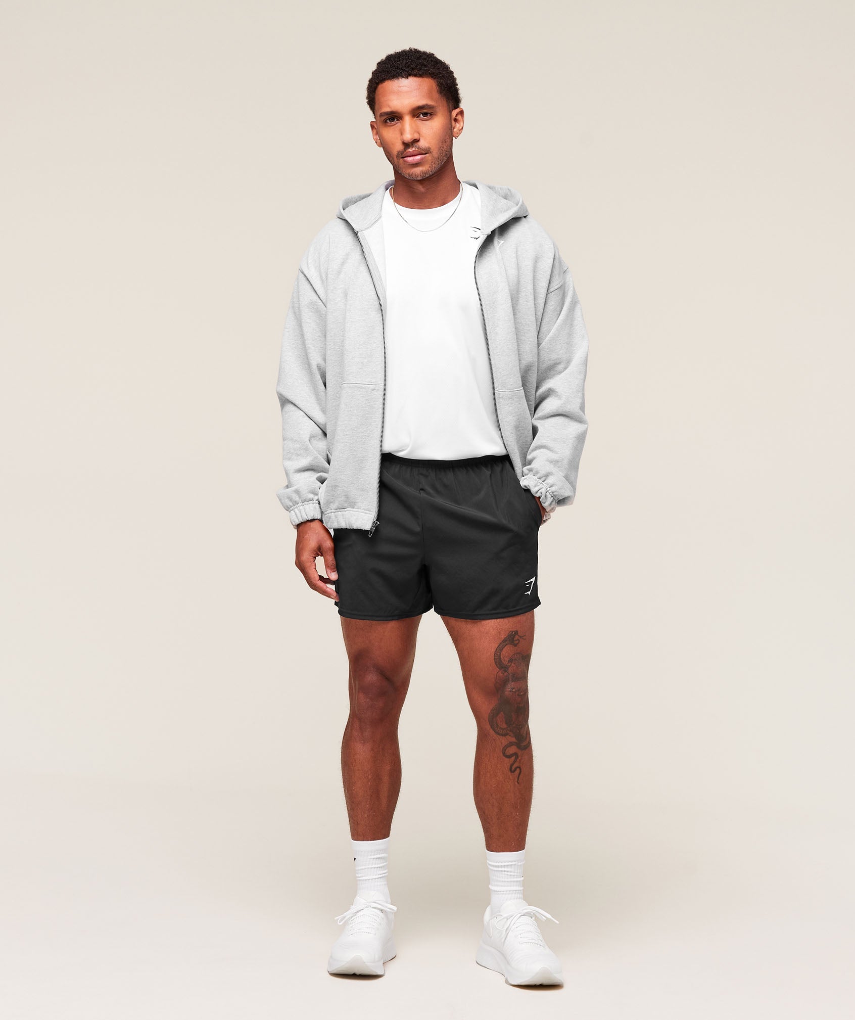 Arrival Oversized Long Sleeve T-Shirt White