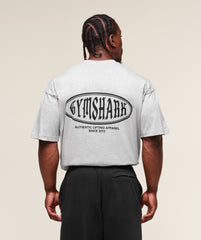 Authentic Lifting Apparel T-Shirt Light Grey Core Marl