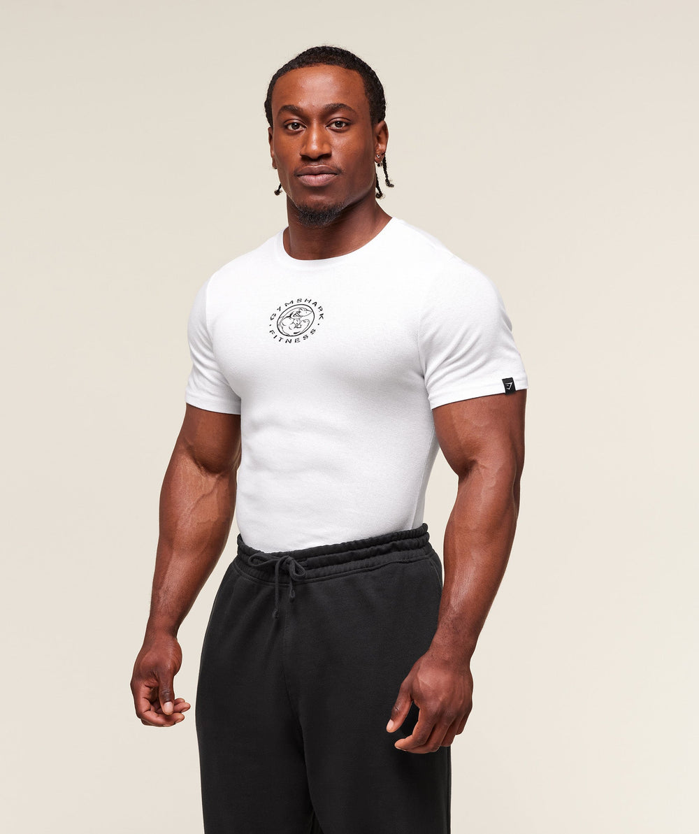Legacy Ribbed T-Shirt White