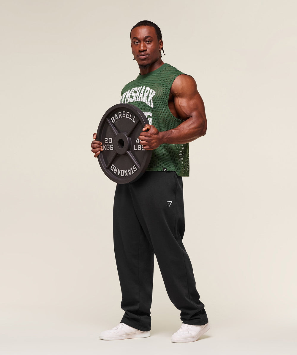 Mesh Oversized Tank Classic Green