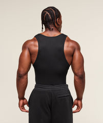Legacy Ribbed Tank Black