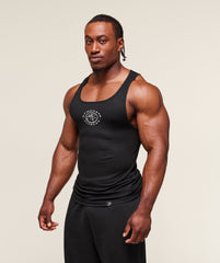 Legacy Ribbed Tank Black