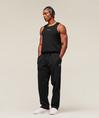 Premium Ribbed Tank Black