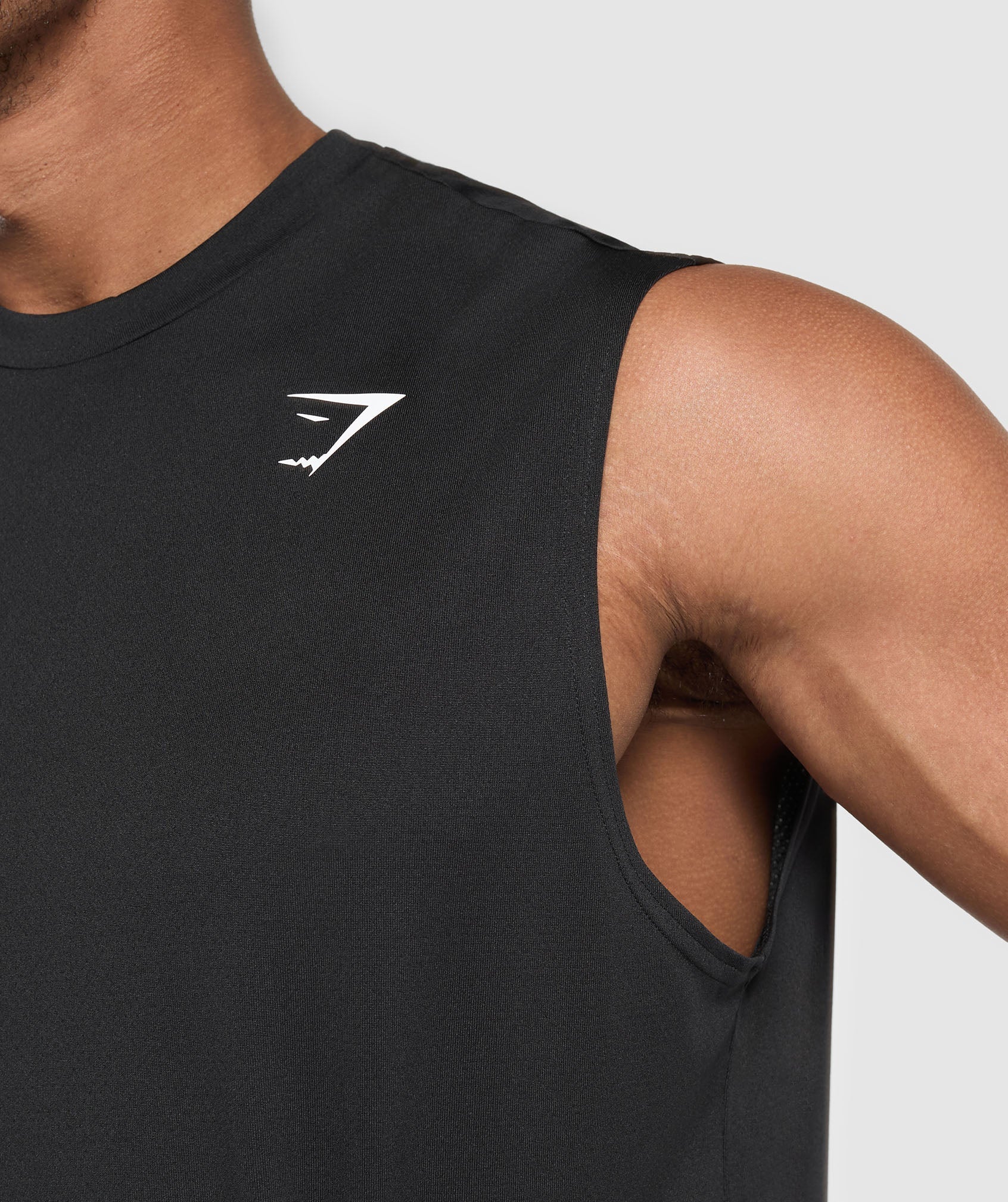 Oversized Performance Tank Black