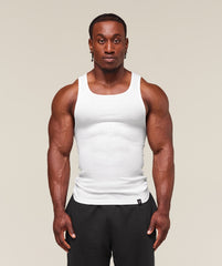 Ribbed Tank 3 Pack White