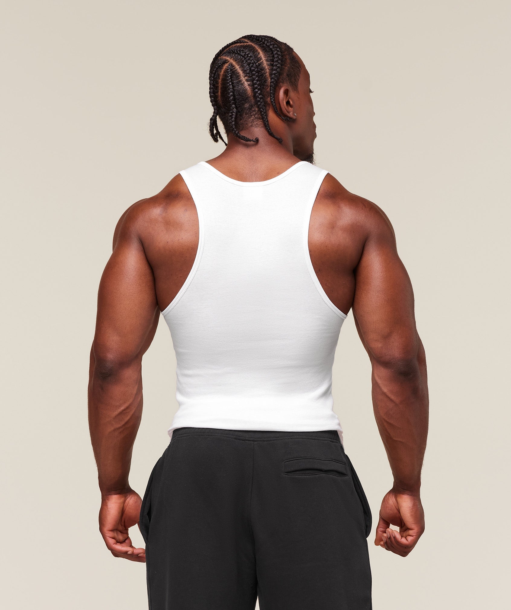 Ribbed Tank 3 Pack White