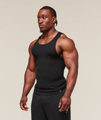 Ribbed Tank 1PK Black