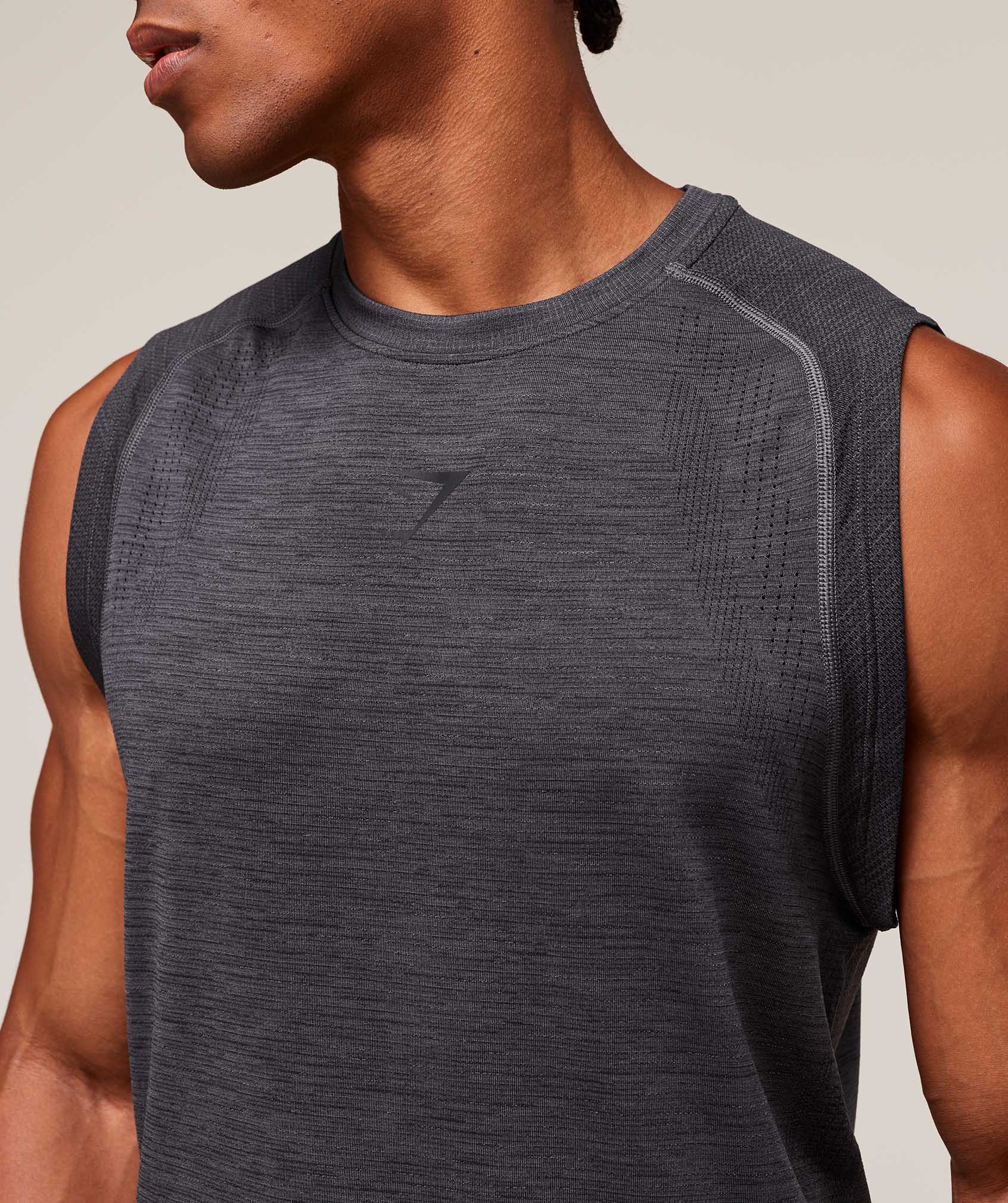 Versatile Seamless Tank Dark Grey/Black