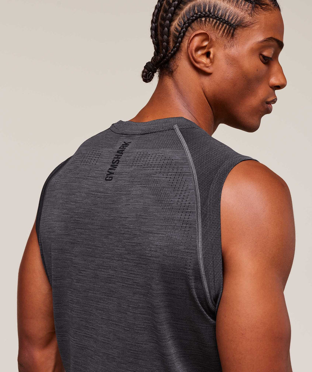 Versatile Seamless Tank Dark Grey/Black