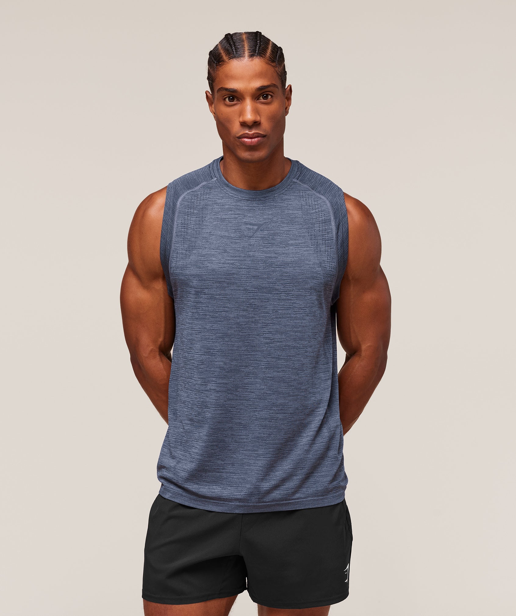 Versatile Seamless Tank Iron Blue/Navy