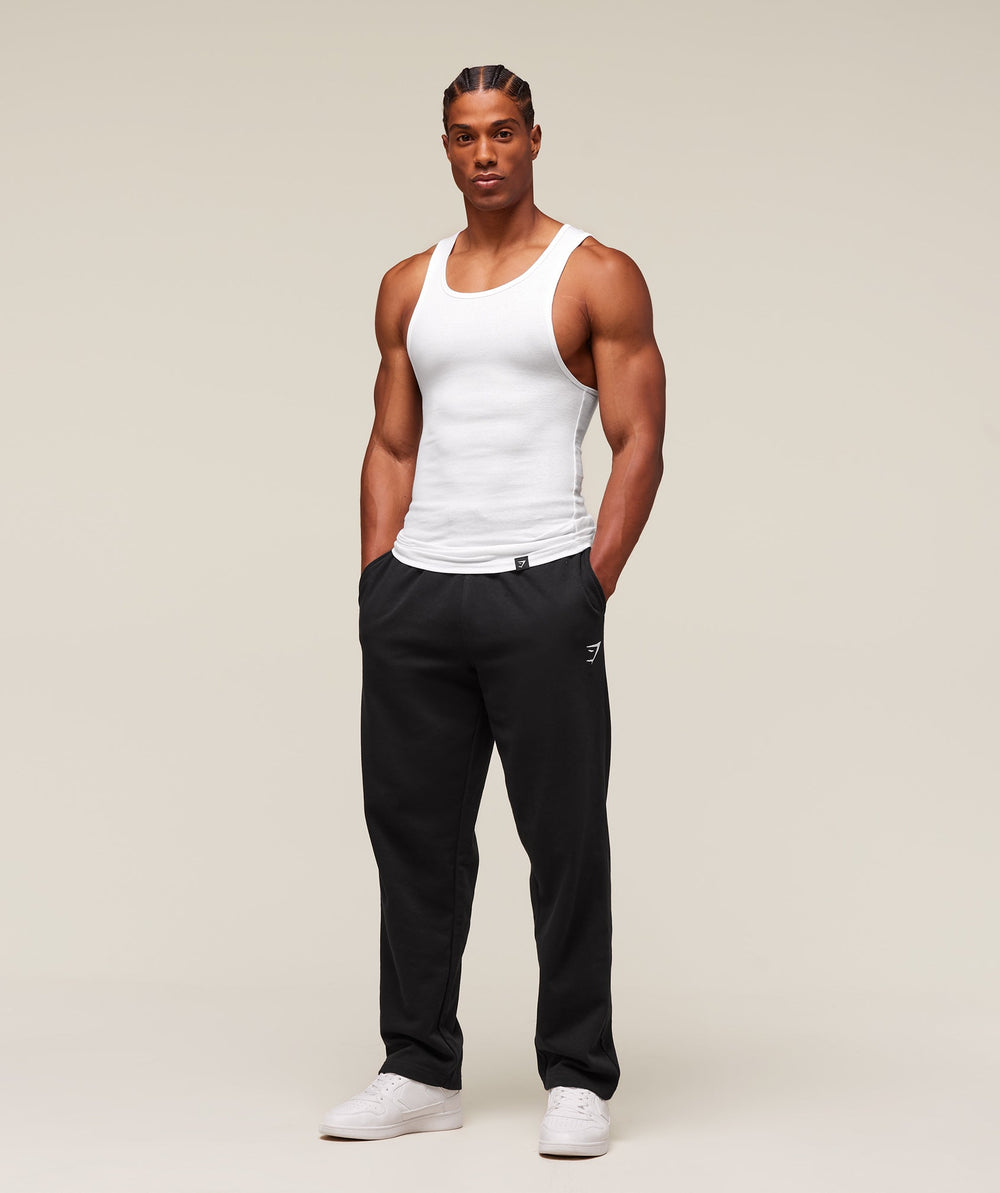Ribbed Tank 1PK White