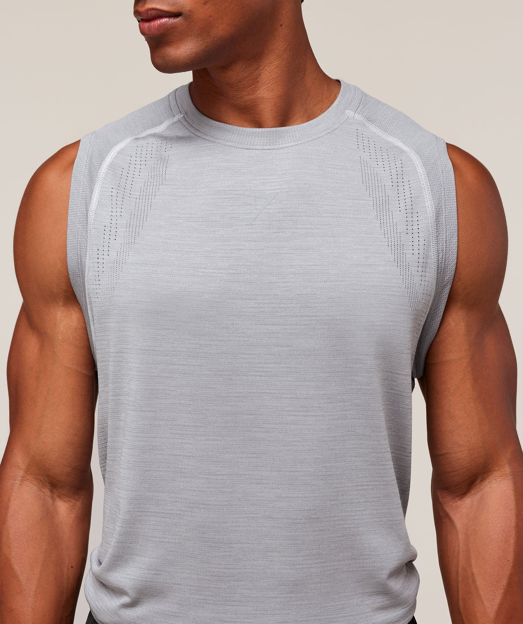 Versatile Seamless Tank Light Grey/Smokey Grey